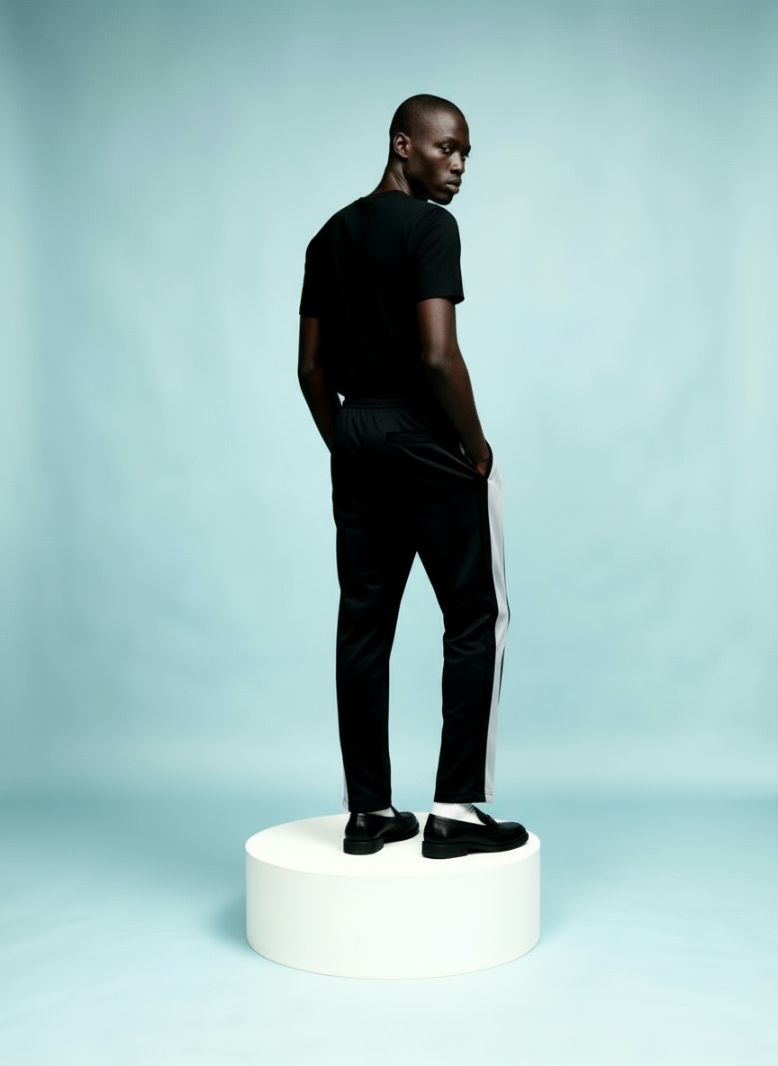 Signature Duo Tone Cargos: Base Black