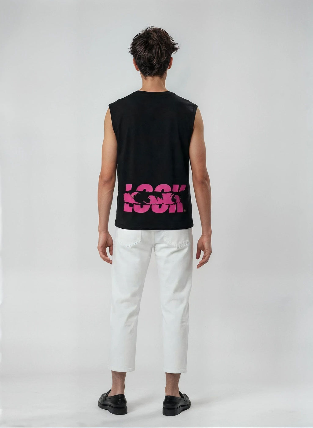 Rear Vision Sleeveless Tee