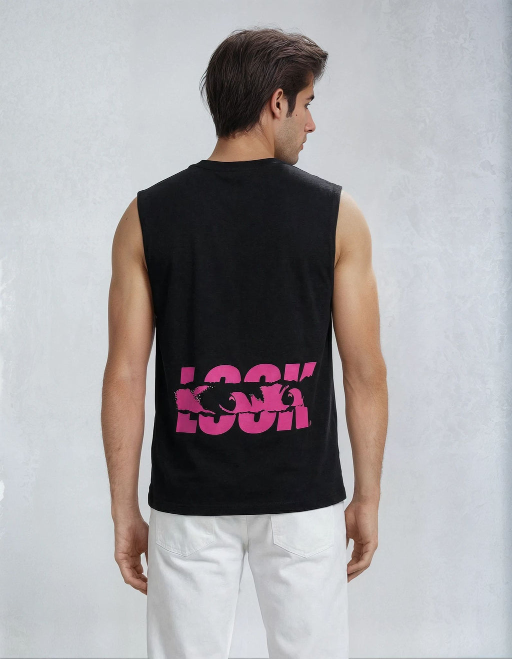 Rear Vision Sleeveless Tee