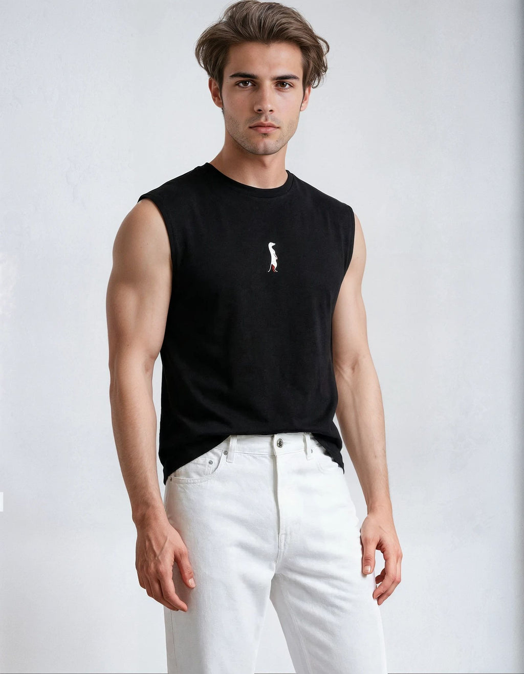 Rear Vision Sleeveless Tee