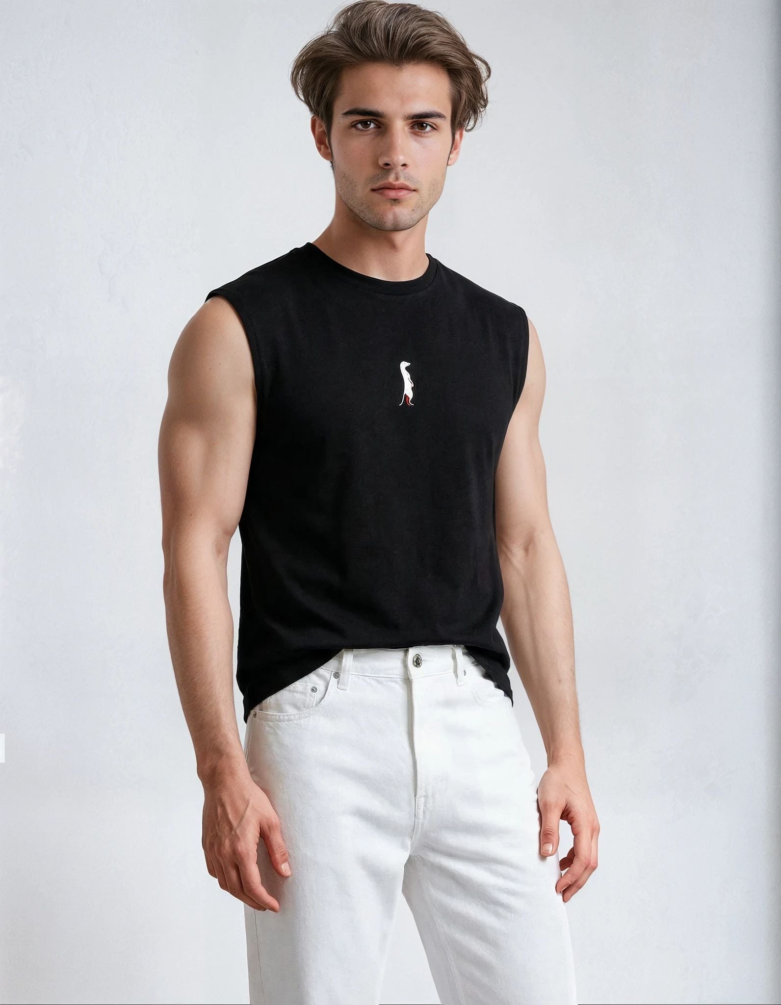 REAR VISION SLEEVELESS TEE