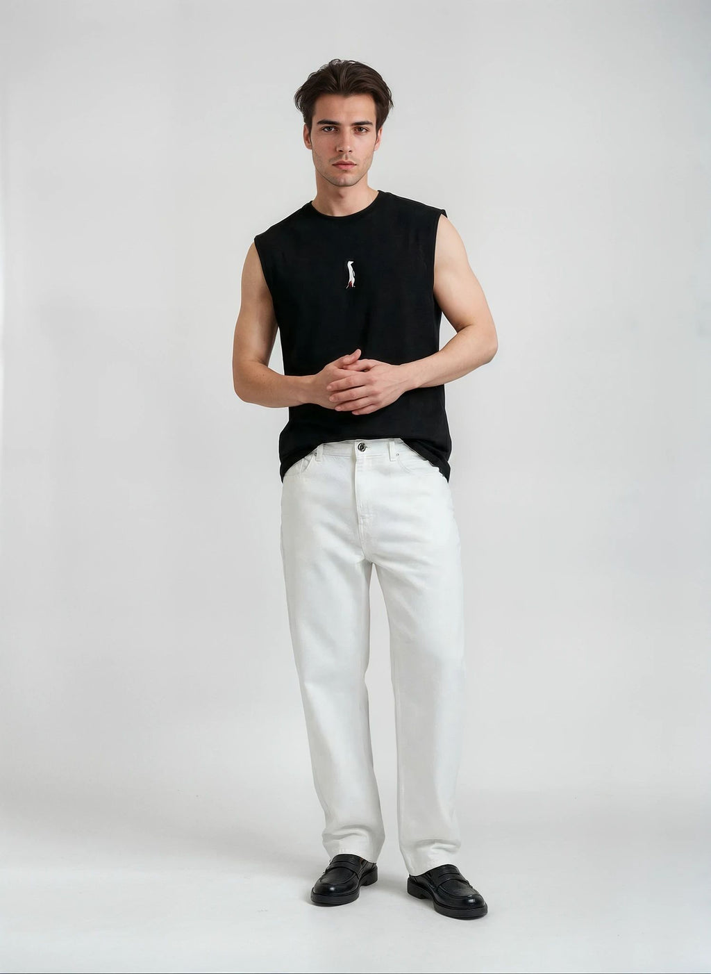 Rear Vision Sleeveless Tee