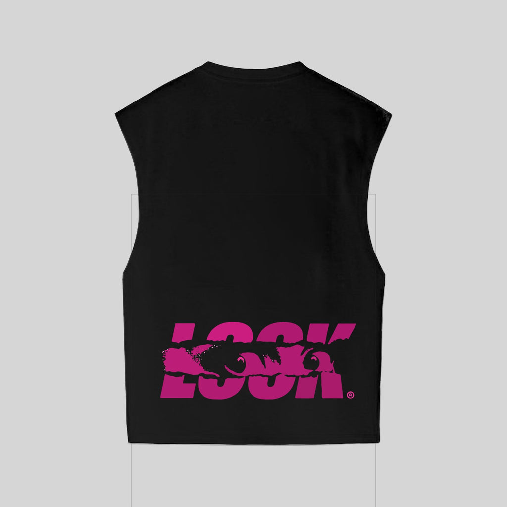 Rear Vision Sleeveless Tee